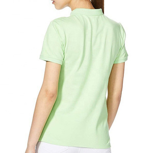 Camisas polo para mujer de diseño moderno, tela de primera calidad, precio al por mayor, OEM, con logotipo personalizado bordado. - Product Image 5