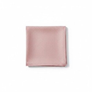 Serviette en tissu bio rose à ourlet, 16x16 pouces, en voile de coton pur, réutilisable, lavable, carrée, pour la décoration de la maison, les mariages, les fêtes, les restaurants - Product Image 1