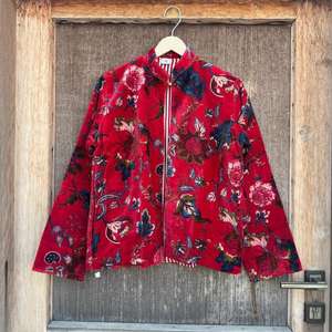 Veste kimono en velours à imprimé floral, d'inspiration bohème, robe de spa - Product Image 6