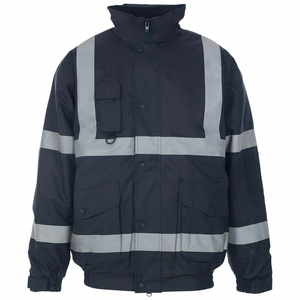 Comfortable Softshell Customized Logo ANSI Class 2 EN ISO Class 2 Visibility Safety <b>Jacket</b> for <b>Worker</b> High Quality Zipper Unisex - Product Image 4