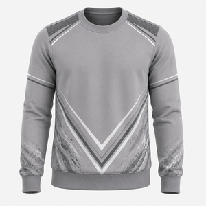 เสื้อสเวตเชิ้ตผู้ชาย คอวี แขนยาว ทรงปกติ สีพื้น ผ้าถัก สไตล์ลำลอง - Product Image 5