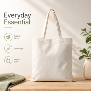 Customizable Yellow Calico Cotton Canvas Tote Bag Full Print Biodegradable Personalized Grocery Shopping Promotional <b>Handbag</b> Set - Product Image 6