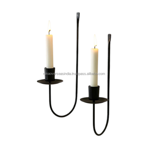 Modern Metal <b>Wall</b> <b>Candle</b> Holder Double Iron <b>Sconce</b> <b>for</b> Living Room Dining Room Bedroom Decoration - Product Image 2