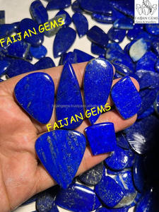 High Polished Quality <b>Lapis</b> <b>Lazuli</b> Natural Stone Oval Cabochons Beads Gemstone DIY Jewellery Making for <b>Ring</b> - Product Image 2