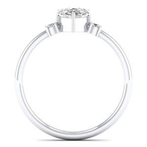 Bague de fiançailles REYES en moissanite taille poire 1,05 carat en argent sterling 925, prix de gros, pour femme, bague de promesse de mariage - Product Image 4