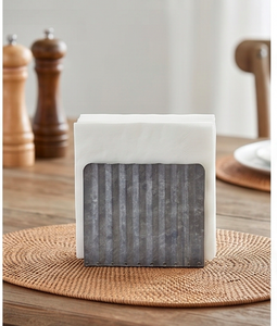 Caja de pañuelos galvanizada de primera calidad con un diseño moderno y elegante, perfecta para decoración del hogar y organización funcional. - Product Image 5