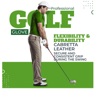 Gants de golf Vantrex Industries VI-GG-673 unisexes en cuir Cabretta respirant antidérapant avec sangle de poignet réglable pour droitier - Product Image 6