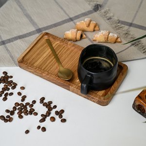 Bandeja de Servir de Madera Hecha a Mano de Primera Calidad para Desayuno, Cama, Comedor, Decoración del Hogar - Decorativa y Ecológica - Product Image 6