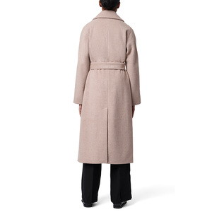 Autumn Winter Plus Size <b>Women's</b> Long Woolen Trench <b>Coat</b> <b>Double</b> <b>Breasted</b> Warm Fashion Overcoat Ladies Outerwear - Product Image 3