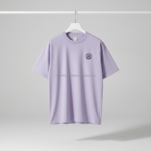 T-shirt en jersey de coton uni, tissu tricoté doux de qualité supérieure, toucher confortable, idéal pour un usage quotidien, tenue décontractée - Product Image 2