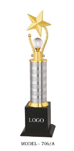 •High-grade star <b>trophy</b> with polished finish. - Product Image 6