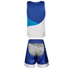 Ensemble d'uniformes de boxe personnalisés professionnels, respirants, à séchage rapide, 100% polyester - Product Image 3