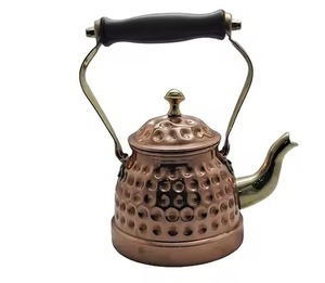 Stylish Metal <b>Tea</b> Coffee <b>Pot</b> Kettle for Water Heating Serving Kitchen Use with Comfortable Handle and Secure Lid - Product Image 5