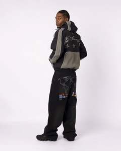 Chaqueta Deportiva 2 en 1 para Hombre, Impermeable, Transpirable, Casual, Cortavientos, de Poliéster/Nailon Estampado, para Primavera - Product Image 6