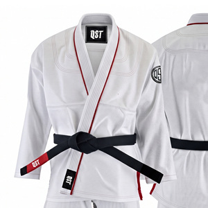 Kimono de Jiu-Jitsu Brésilien BJJ personnalisé, uniforme 100% coton, écologique, antibactérien, durable, respirant, 440g, couleur blanche, unisexe - Product Image 6