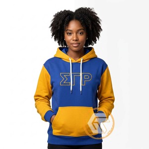 Sweat à capuche personnalisé en molleton de coton brodé Sigma Gamma Rho, de haute qualité, pour femmes, vêtements grecs de sororité - Product Image 4