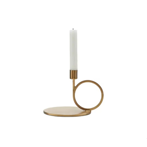 Eco Friendly <b>Brass</b> <b>Candlestick</b> <b>Holder</b> Set Round And Octagon Shape Durable Metal Home Decoration Handmade Bulk - Product Image 4
