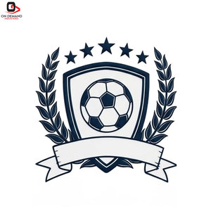 Écussons de football en acier durable, badges décoratifs écologiques pour vêtements et tenues d'équipes de football - Product Image 1
