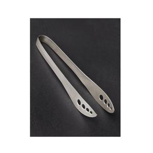 Ustensiles de cuisine élégants : pinces de cuisine en acier inoxydable pour griller et servir, outil pour steak BBQ au design élégant - Product Image 1