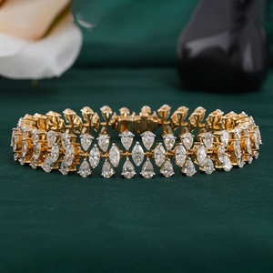 7.71 CT Pear Marquise Lab Grown Diamond Tennis Bracelet 14K Rose Gold Prong Fashionable Jewelry Accessory - Product Image 5