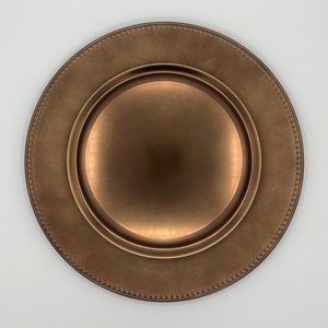 Assiettes de présentation rondes en métal noir de 13 pouces, écologiques, élégantes, avec motif feuille d'or, style moderne et luxueux, vente en gros - Product Image 3