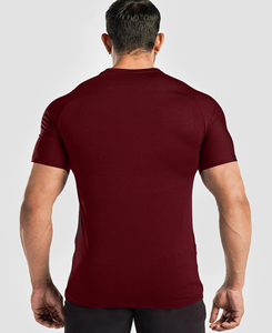 Camiseta Deportiva para Hombre, Transpirable, Corte Ajustado, Material Spandex/Poliéster, Impresión Digital Personalizable - Product Image 3