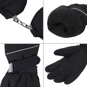 Gants tactiles coupe-vent pour hommes, équipement de sport thermique antidérapant pour le cyclisme en plein air, course printemps-hiver - Product Image 2
