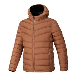 Veste matelassée personnalisée pour homme, style mode, chaude, imperméable, respirante, vente en gros, streetwear d'hiver, à capuche, réversible, avec fermeture éclair verticale - Product Image 4