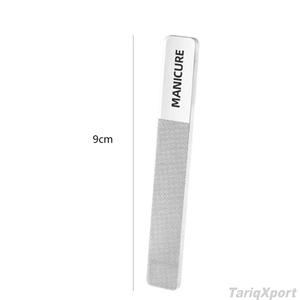 Professional Transparent Nano Glass Straight Pattern Double Sided Nail <b>File</b> Manicure Pedicure Polishing Tool 180 Grit Extra Fine - Product Image 2