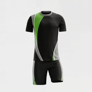Ensemble de maillots de football personnalisés, impression numérique, uniforme de football en polyester, manches courtes, col rond - Product Image 5