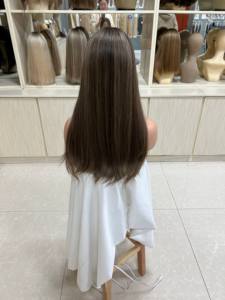 Pelucas Frontales de Encaje HD de Cabello Humano Virgen Chino al por Mayor de Fábrica, Transparentes, de Longitud Larga, Tamaños de Gorra Pequeños/Grandes, 150% de Densidad - Product Image 5