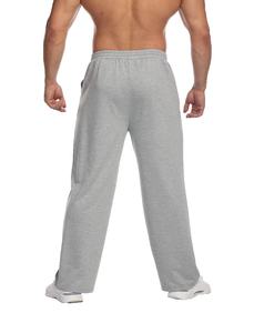Pantalon de survêtement décontracté pour homme 2026, personnalisable avec logo, uni, avec poches, bas ouvert, pour athlétisme, yoga et course à pied - Product Image 5