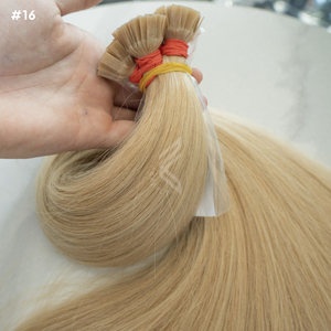 Vente en gros 11A Paquets de cheveux européens vierges Trame de cheveux à pointe plate douce et droite Teints Style de vague naturelle Style Fumi pour les salons - Product Image 1