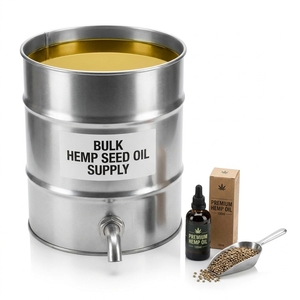 Huile de graines de chanvre pressée à froid, huile végétale pure pour les soins de la peau, massage, cosmétique, aromathérapie, export en vrac - Product Image 4