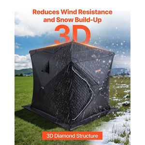 Tenda Sauna a Vapore Portatile Professionale per Esterni per 4 Persone, in Tessuto Oxford Resistente e Acciaio al Carbonio, Facile da Montare - Product Image 6