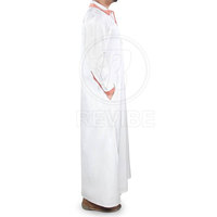 Nouvelle Collection – Robe de Soirée/Formelle Homme Élégante à Manches Longues, Coupe Droite, Qualité Supérieure, Unie, Légère et Respirante 100% Coton