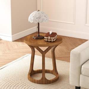 Mesa Auxiliar de Madera con Acabado Natural, Diseñada para Uso Diario con Estructura Estable y Atractivo Diseño Atemporal - Product Image 5