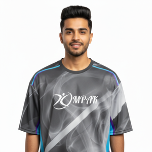 เสื้อยืดโอเวอร์ไซส์ผู้ชาย สไตล์สตรีทแวร์ พิมพ์ลายแบบซับลิเมชั่น แฟชั่นลำลอง ทรงปกติ เป็นมิตรต่อสิ่งแวดล้อม ระบายอากาศได้ดี แห้งเร็ว เหมาะสำหรับใส่ทุกวัน - Product Image 1