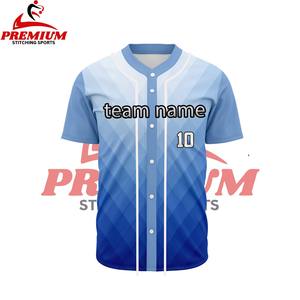 Maillot de baseball unisexe à séchage rapide et respirant, service OEM ODM, design personnalisé, coupe classique, vêtements de sport courts, couleur unie, vierge - Product Image 4