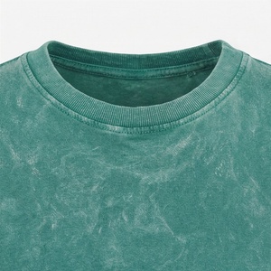 Service OEM, T-shirt femme délavé à l'acide de qualité supérieure, logo personnalisé, écologique, respirant, séchage rapide, T-shirt femme délavé à l'acide sur mesure - Product Image 3
