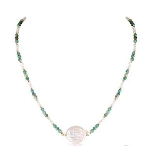 Autumn Winter Collection High-End Women's Necklace <b>Bracelet</b> Set Niche Design with Dopamine-Colored Natural Stone <b>Beads</b> - Product Image 5