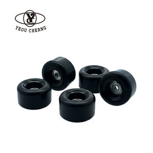 Roues de trottinette en PU à rebond élevé ABEC Bearings 63x43mm, roues de remplacement durables et colorées pour trottinette - Product Image 3