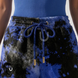 UNBRIDLEDS INDUSTRY Pantalon évasé pour homme en cuir véritable fait main, noir, en cuir à poils, coupe-vent, respirant, poids moyen, taille haute - Product Image 6