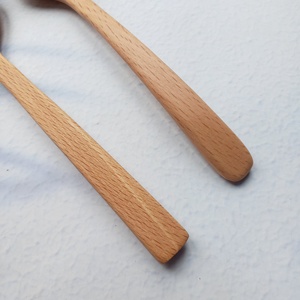 มัลติฟังก์ชั่ขายส่งจำนวนมากราคาถูกชาที่เป็นของแข็งทำด้วยมือซุปกระถินช้อนไม้สำหรับแยมเอสเพรสโซช้อนช้อนไม้จากประเทศเวียดนาม - Product Image 3