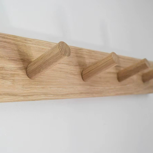 Natural Wood Wall Organizer <b>Rack</b> hook - Product Image 1
