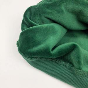 Sweat-shirt à capuche vert, couleur unie, coupe classique, décontracté, en molleton tricoté, pour l'automne, avec logo imprimé sur le devant - Product Image 5
