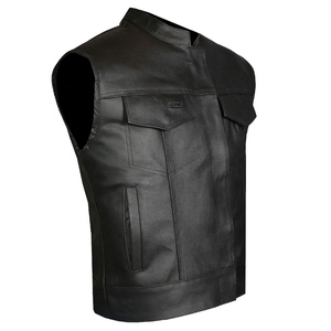 Chaleco de Cuero de Ante para Hombre, Estilo Vaquero Occidental, Casual, de Un Solo Pecho, de Alta Calidad, Hecho a Medida, Nuevo Estilo - Product Image 1