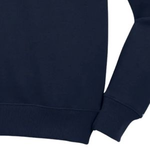 Sudadera Casual Ligera de Manga Larga con Cuello Alto y Cierre de Cremallera de un Cuarto, con Logotipo Bordado Azul Marino para Hombre, Ideal para Uso Diario - Product Image 5