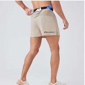 Pantalones Cortos Deportivos para Hombre, Personalizados con Logotipo, Ligeros, de Poliéster y Elastano, Transpirables, con Orificios, de Secado Rápido, Sólidos, Sin Costuras - Product Image 1