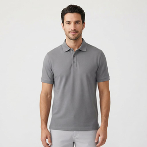 Polo pour homme respirant à manches courtes, col classique, idéal pour l'été, les activités de plein air et le quotidien – Blanc, doux et confortable - Product Image 5